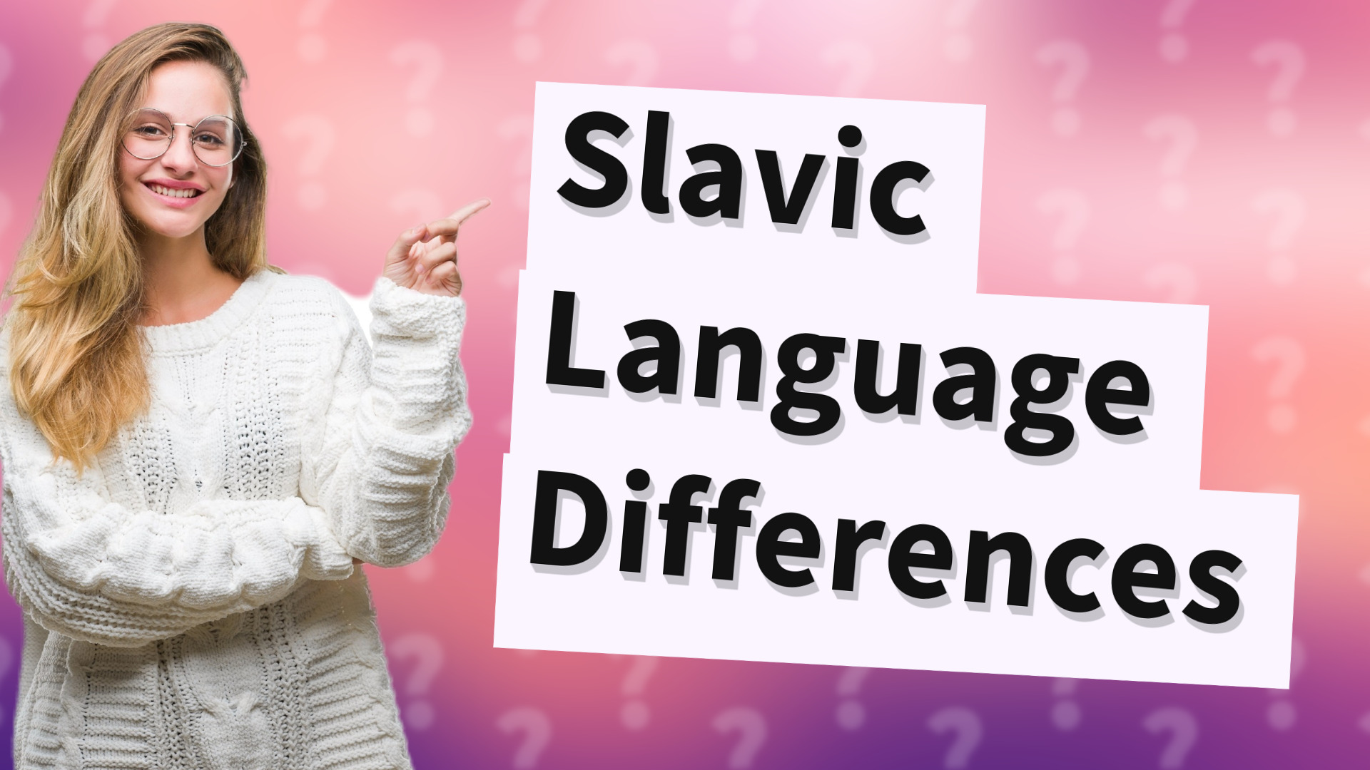 Slavic Language Differences