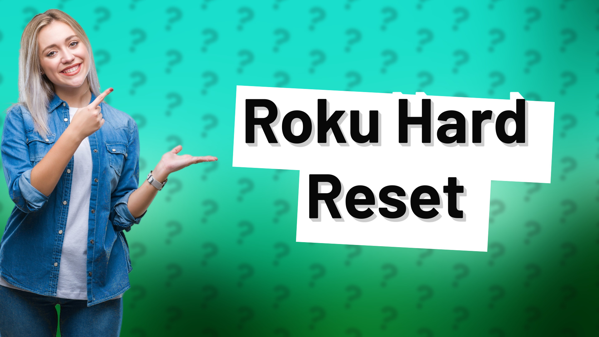 Roku Hard Reset