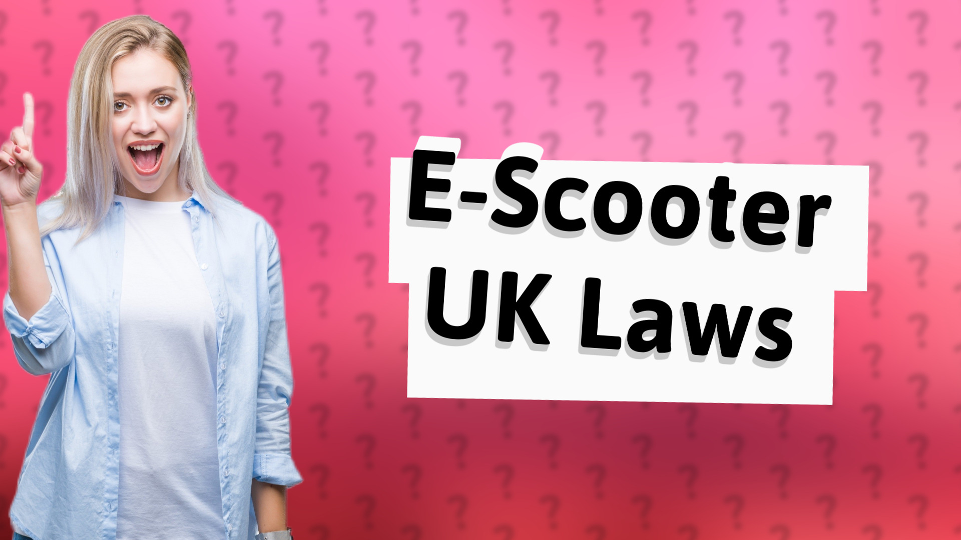 E-Scooter UK Laws