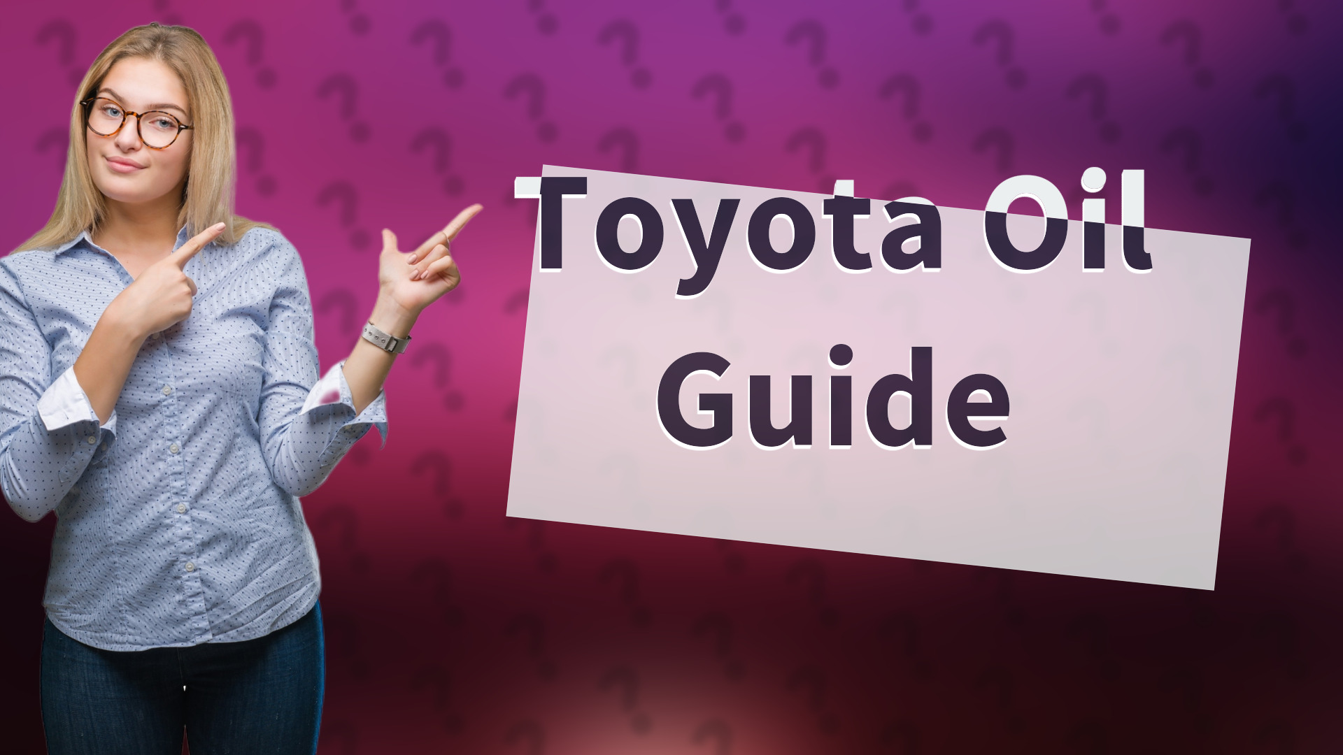 Toyota Oil Guide
