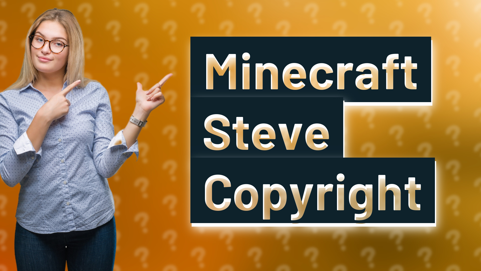 Minecraft Steve Copyright