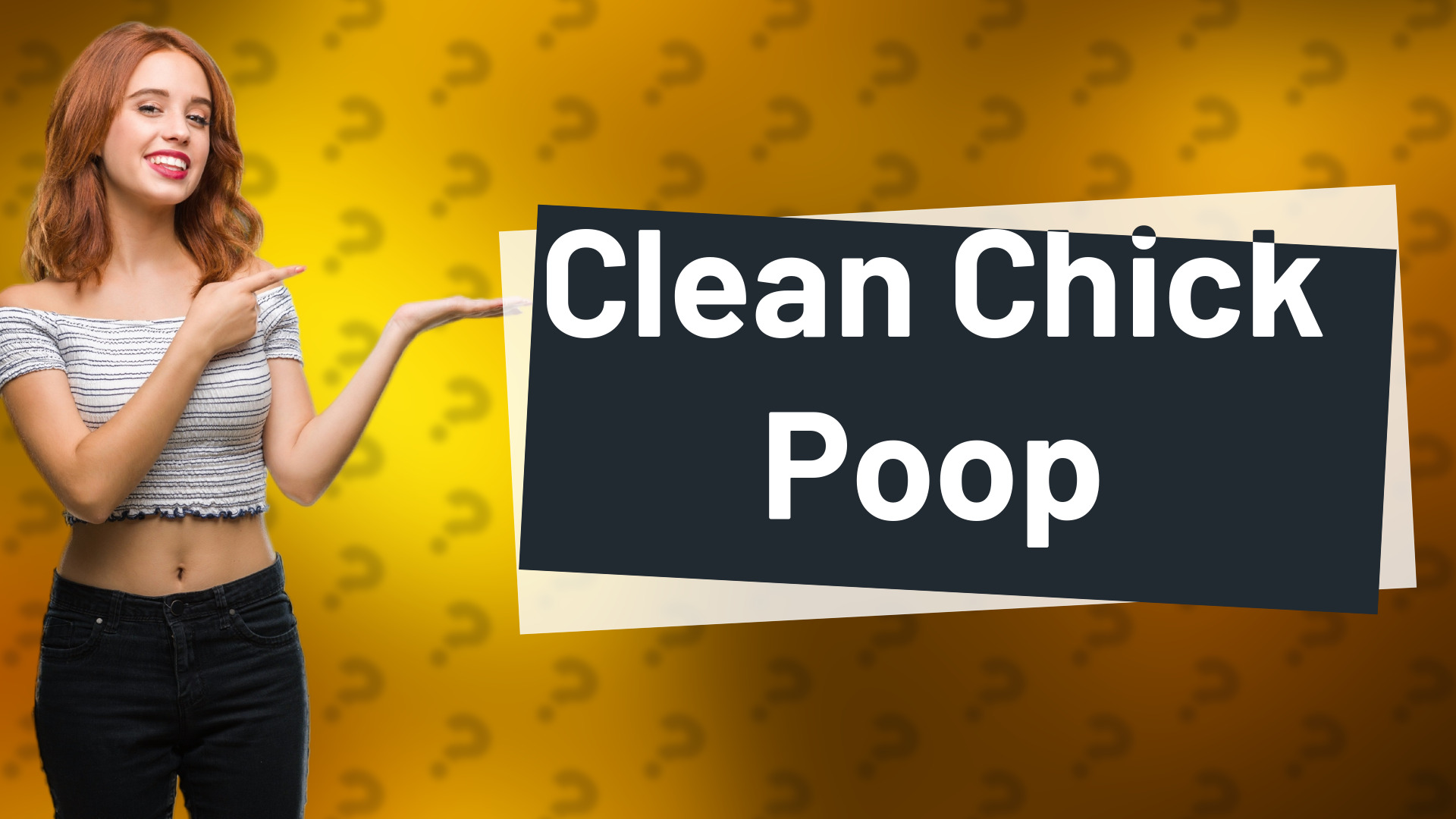Clean Chick Poop
