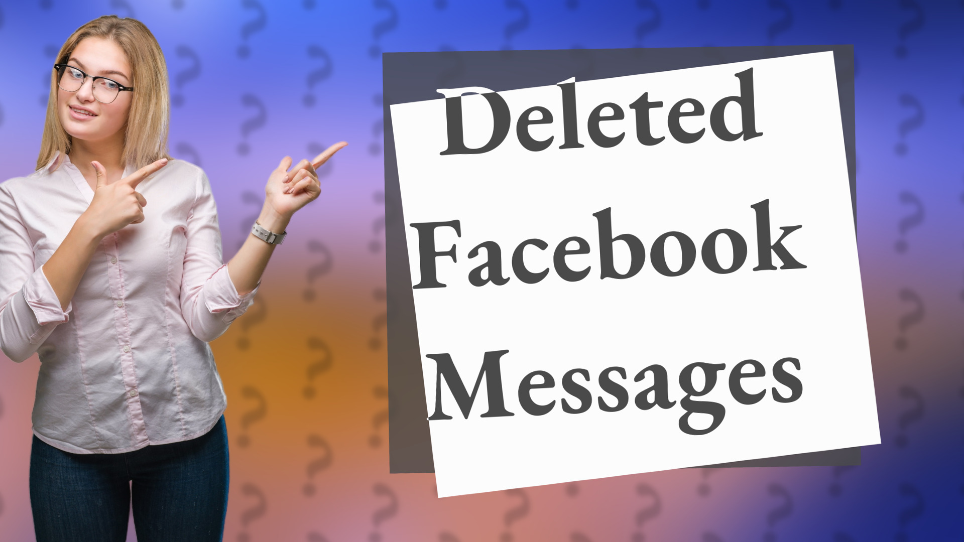 Deleted Facebook Messages