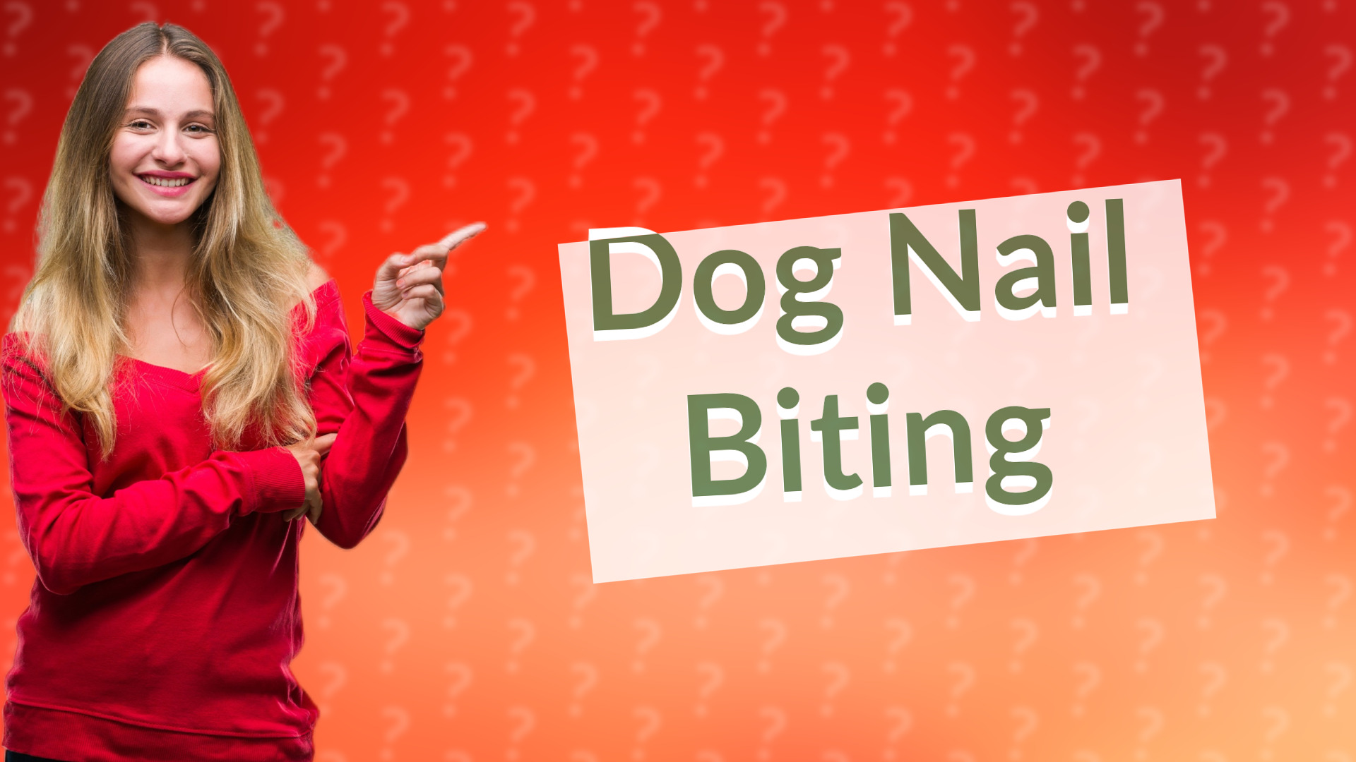 Dog Nail Biting