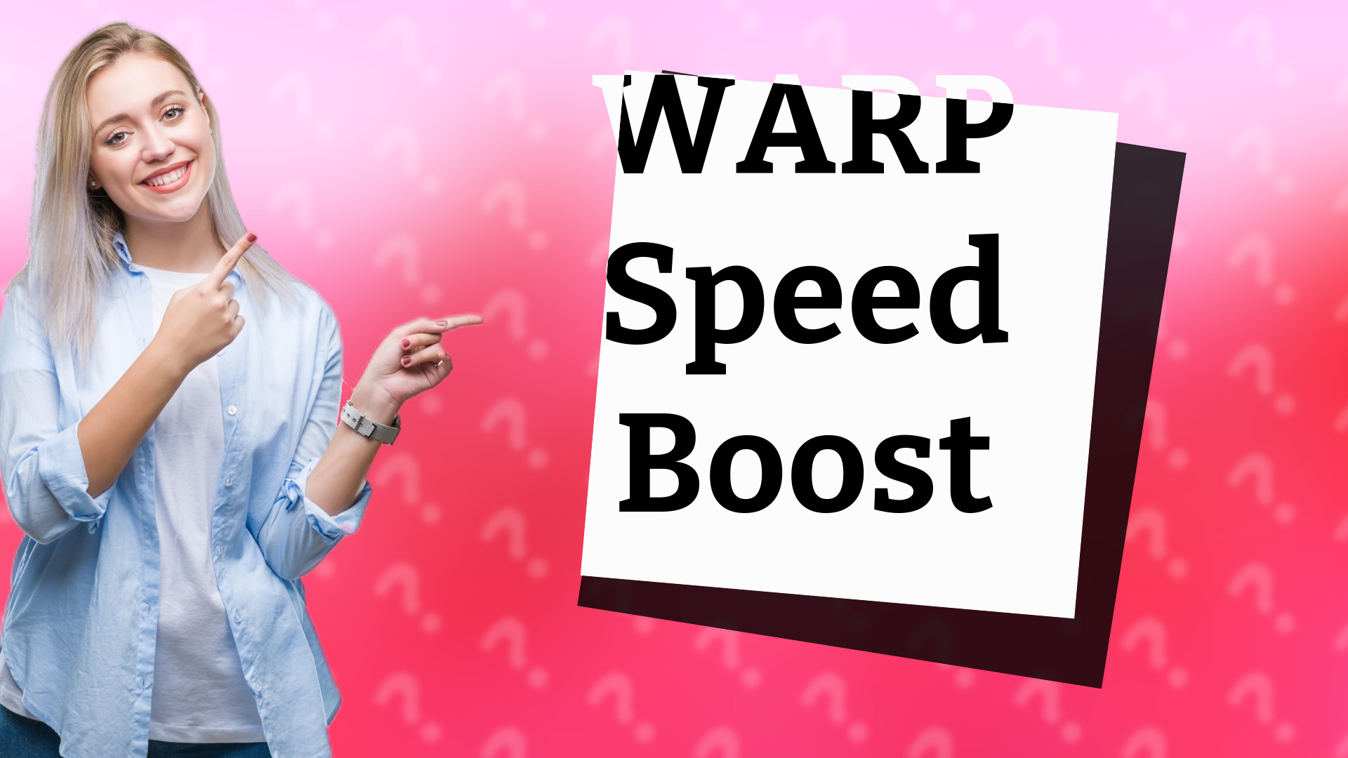 WARP Speed Boost
