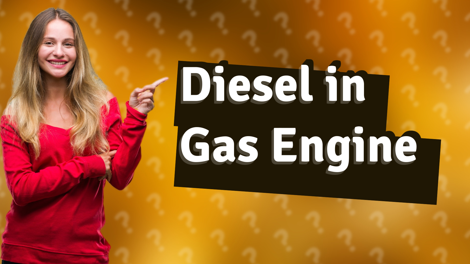 Diesel in Gas Engine