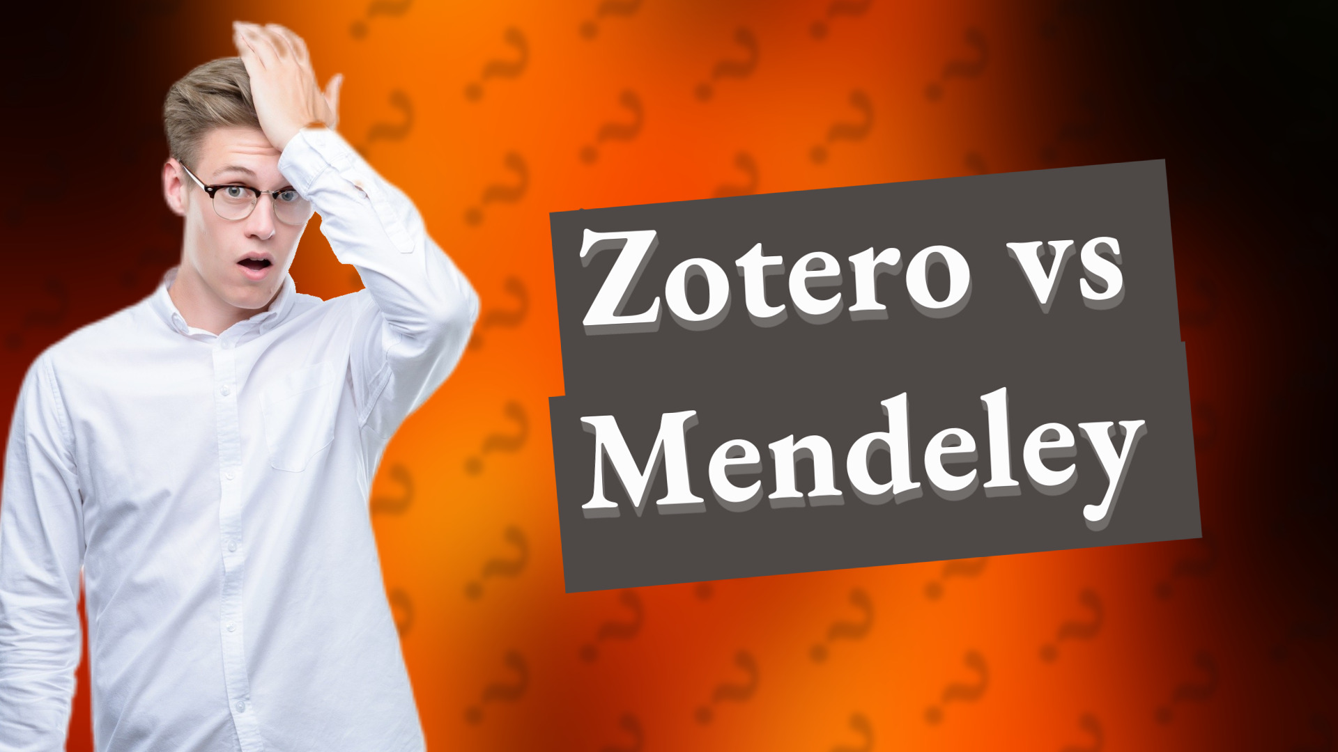 Zotero vs Mendeley