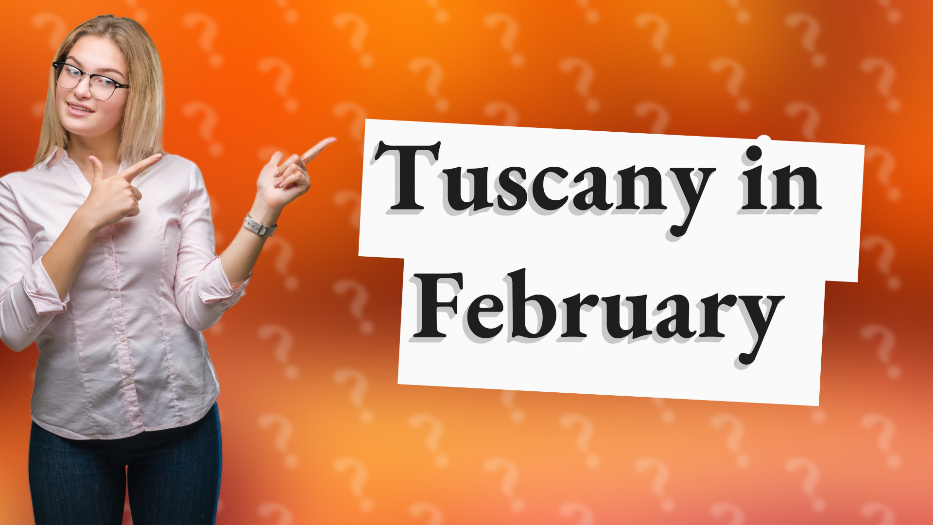 Tuscany in February