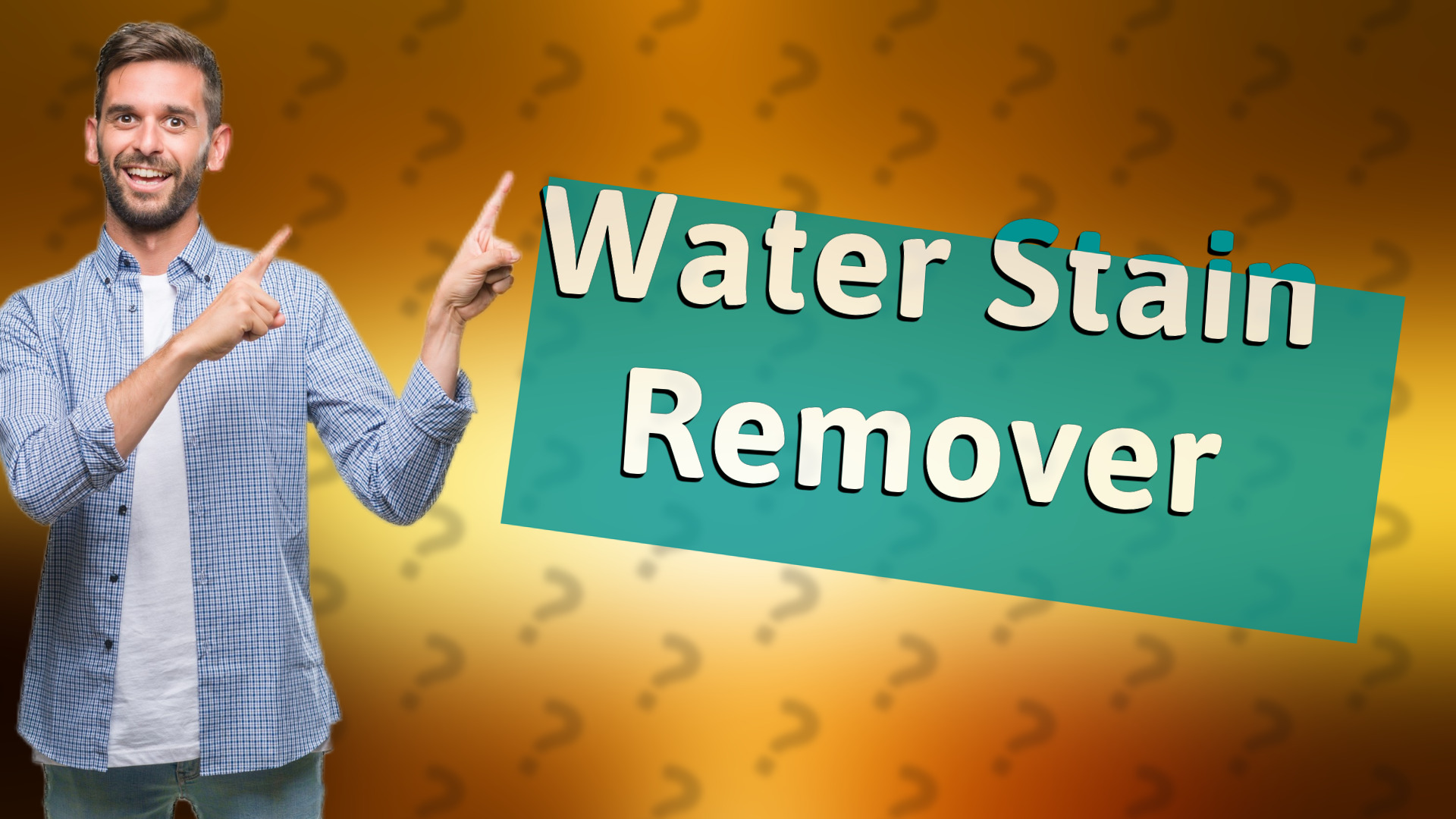 Water Stain Remover