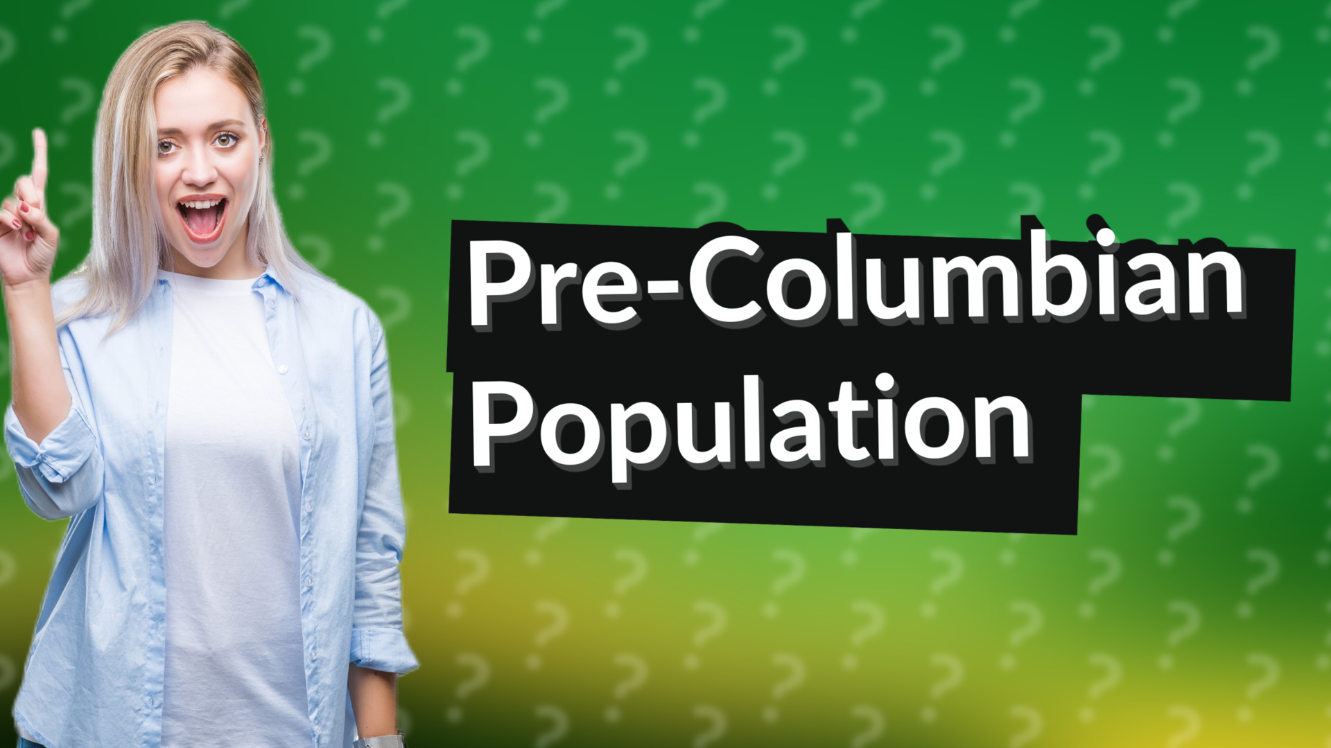 Pre-Columbian Population