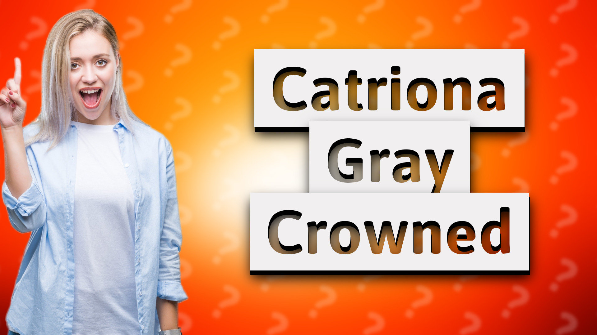 Catriona Gray Crowned