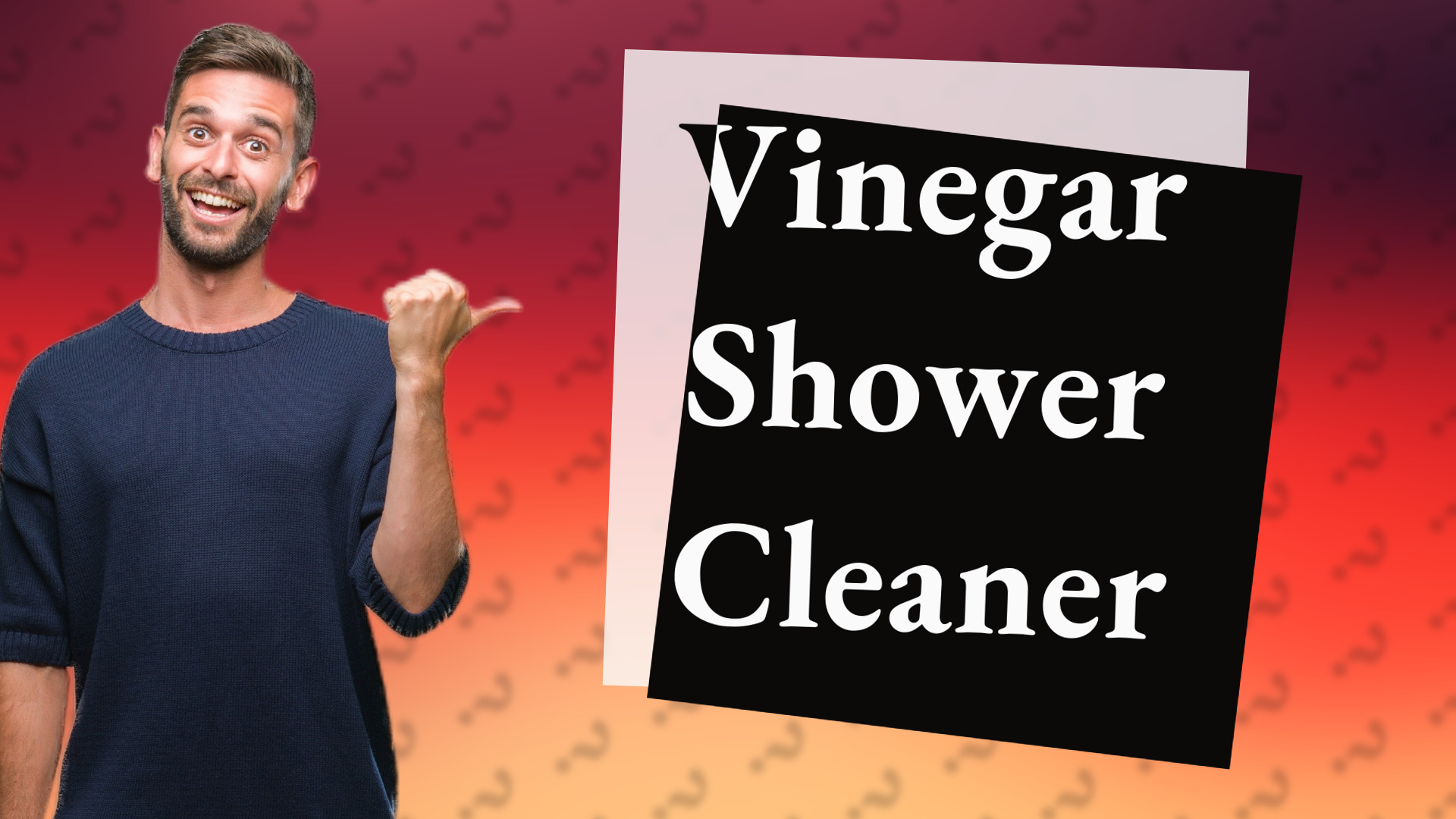 Vinegar Shower Cleaner