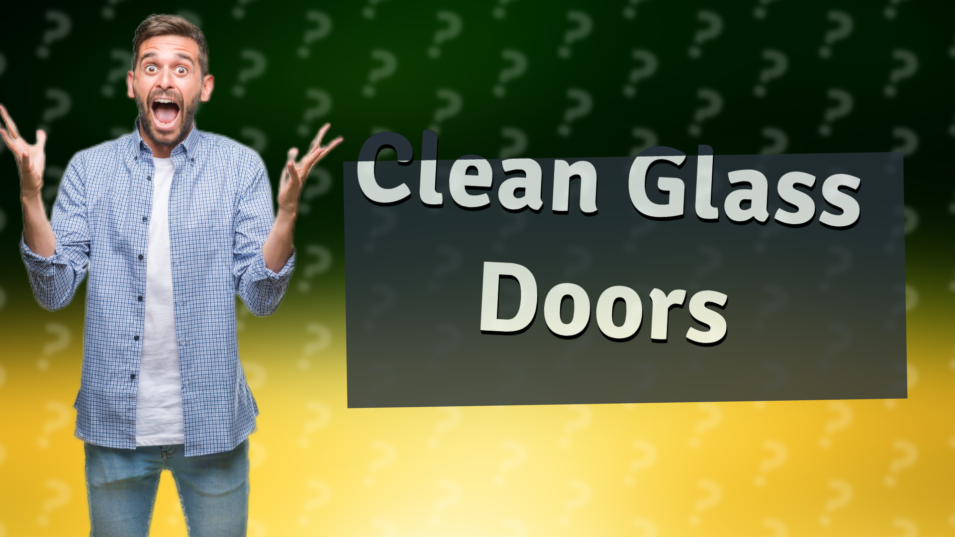 Clean Glass Doors
