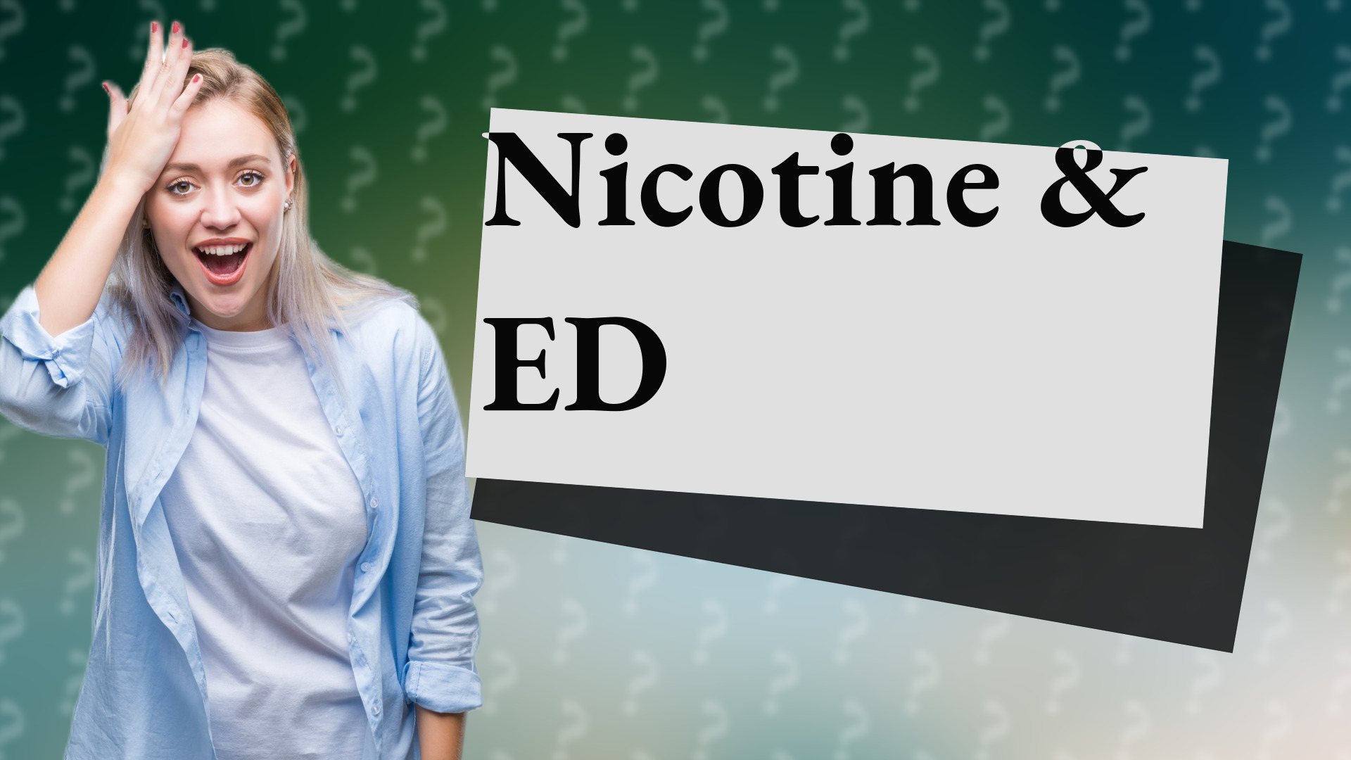 Nicotine & ED