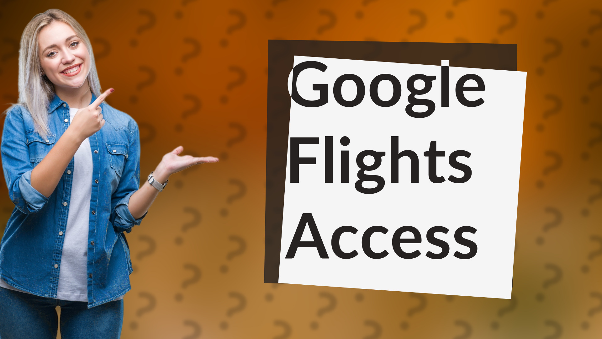 Google Flights Access