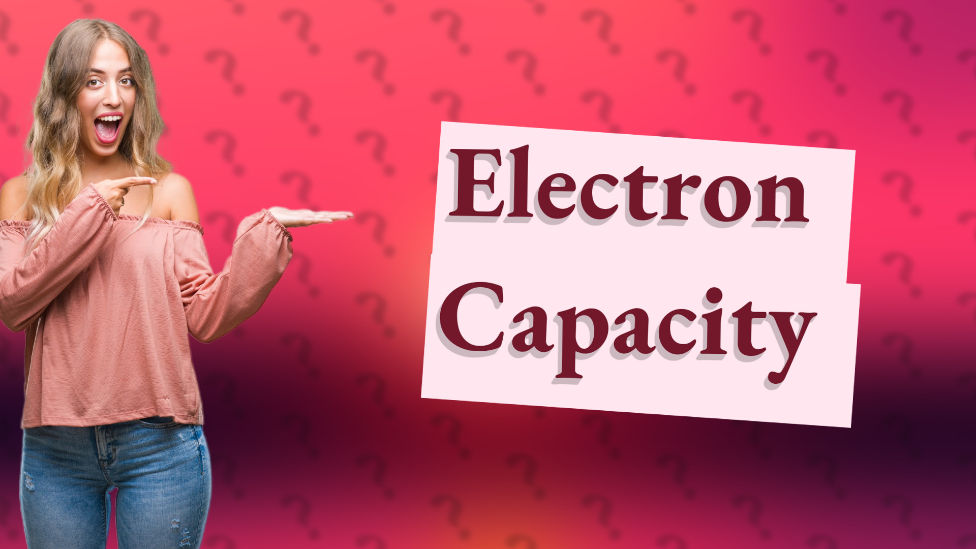 Electron Capacity