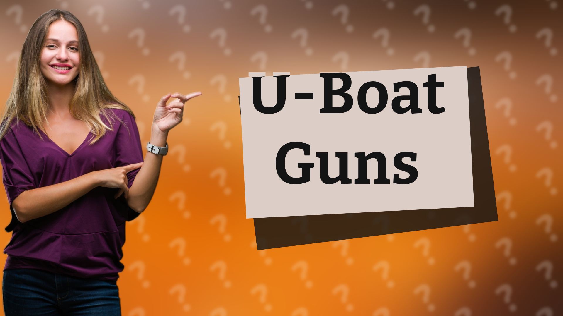 U-Boat Guns