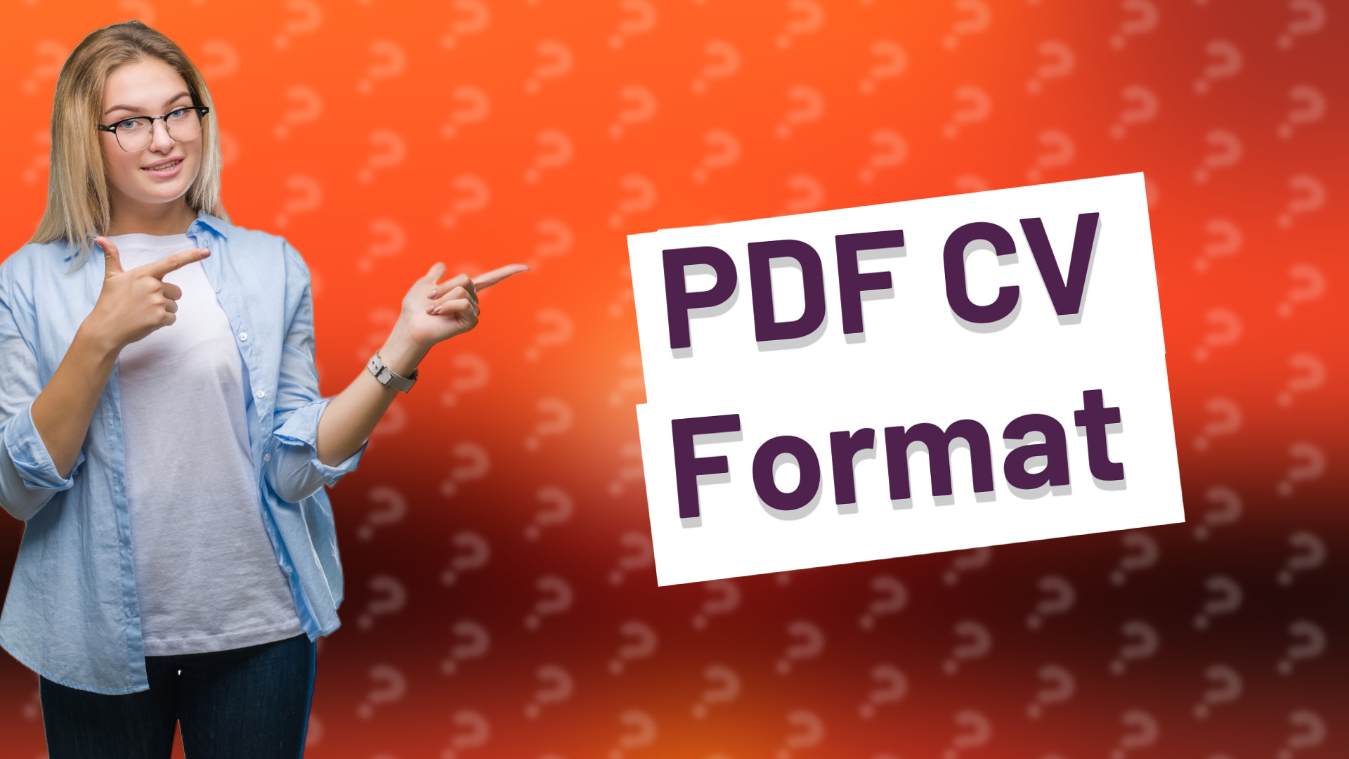 PDF CV Format