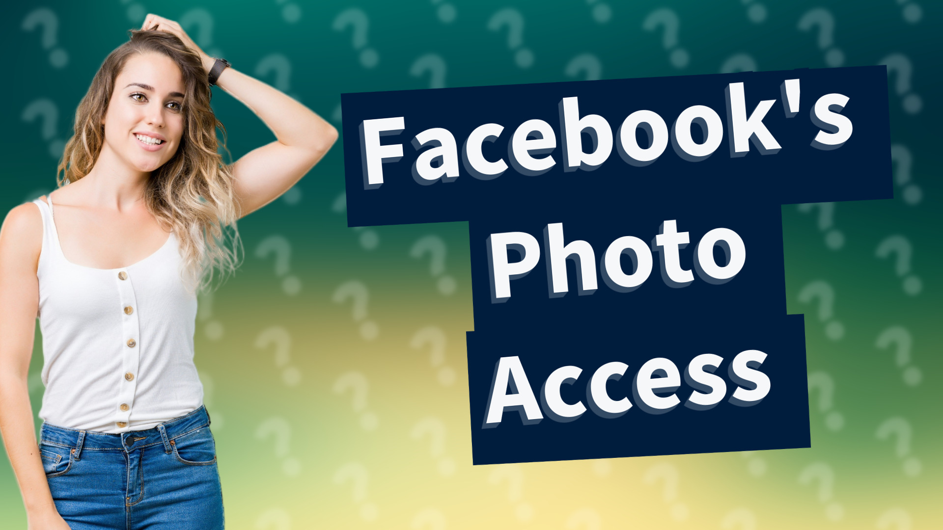 Facebook's Photo Access