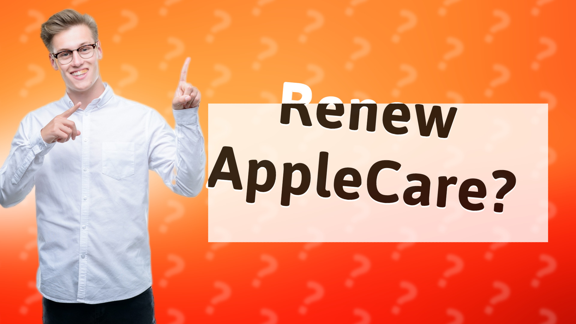 Renew AppleCare?