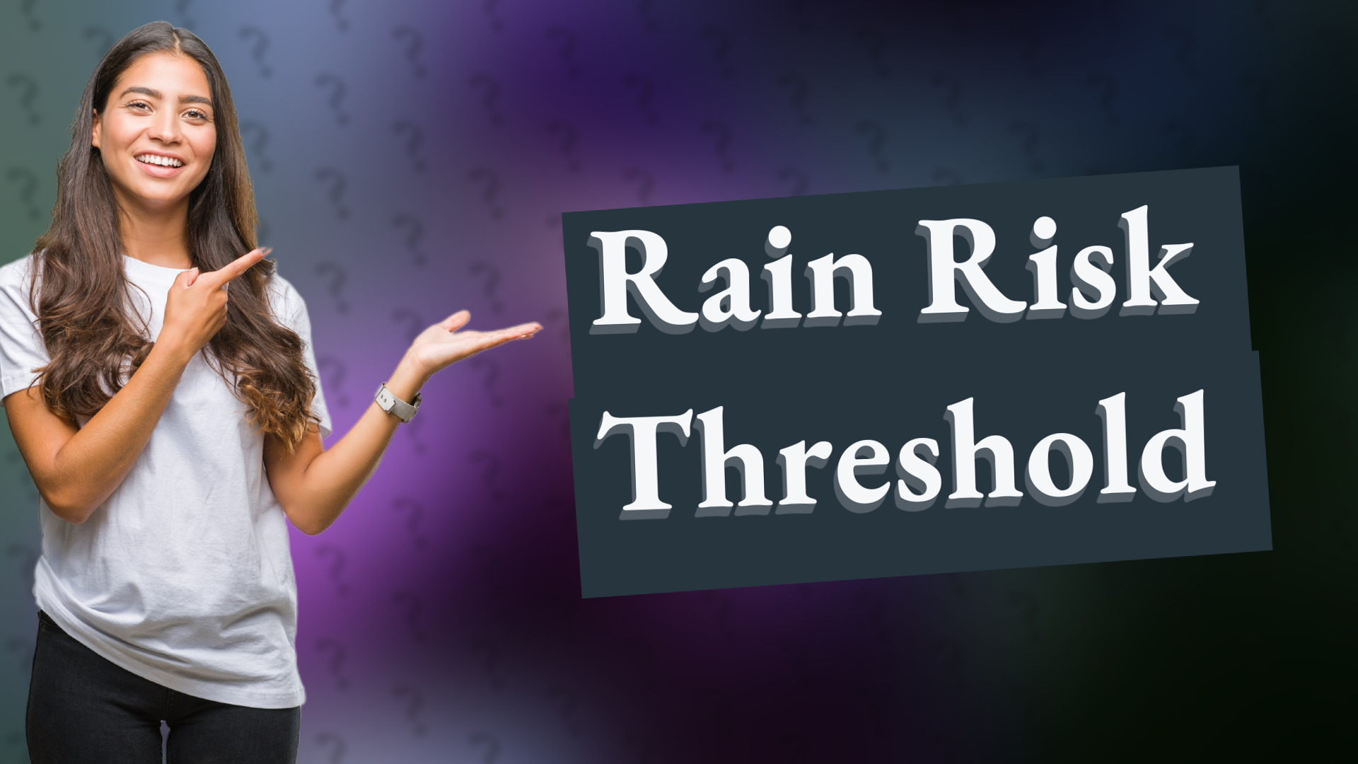 Rain Risk Threshold
