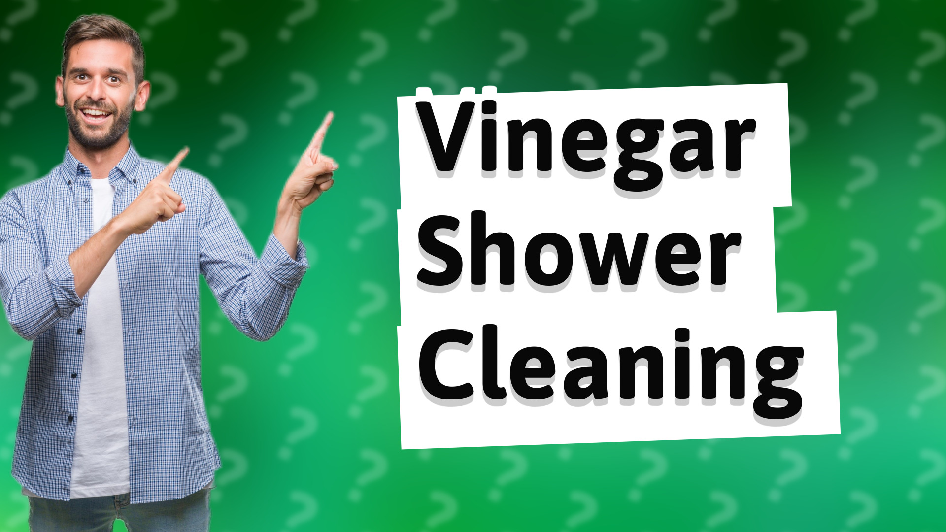 Vinegar Shower Cleaning
