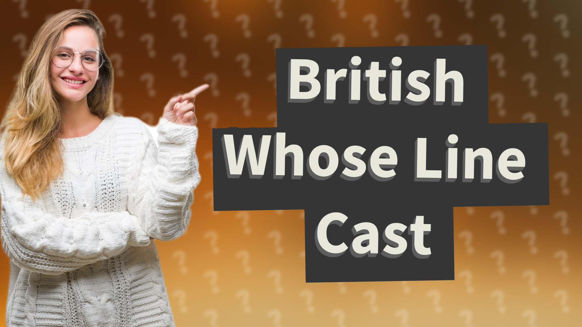 British Whose Line Cast