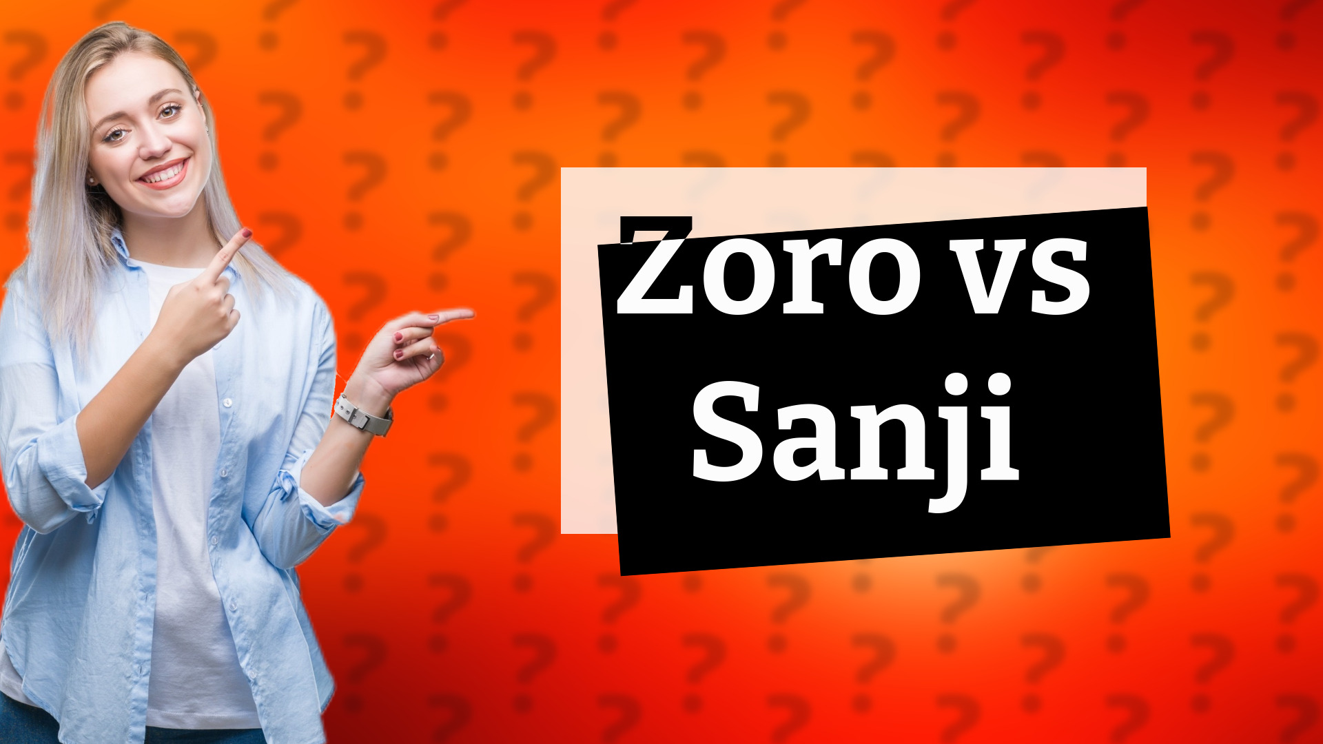Zoro vs Sanji