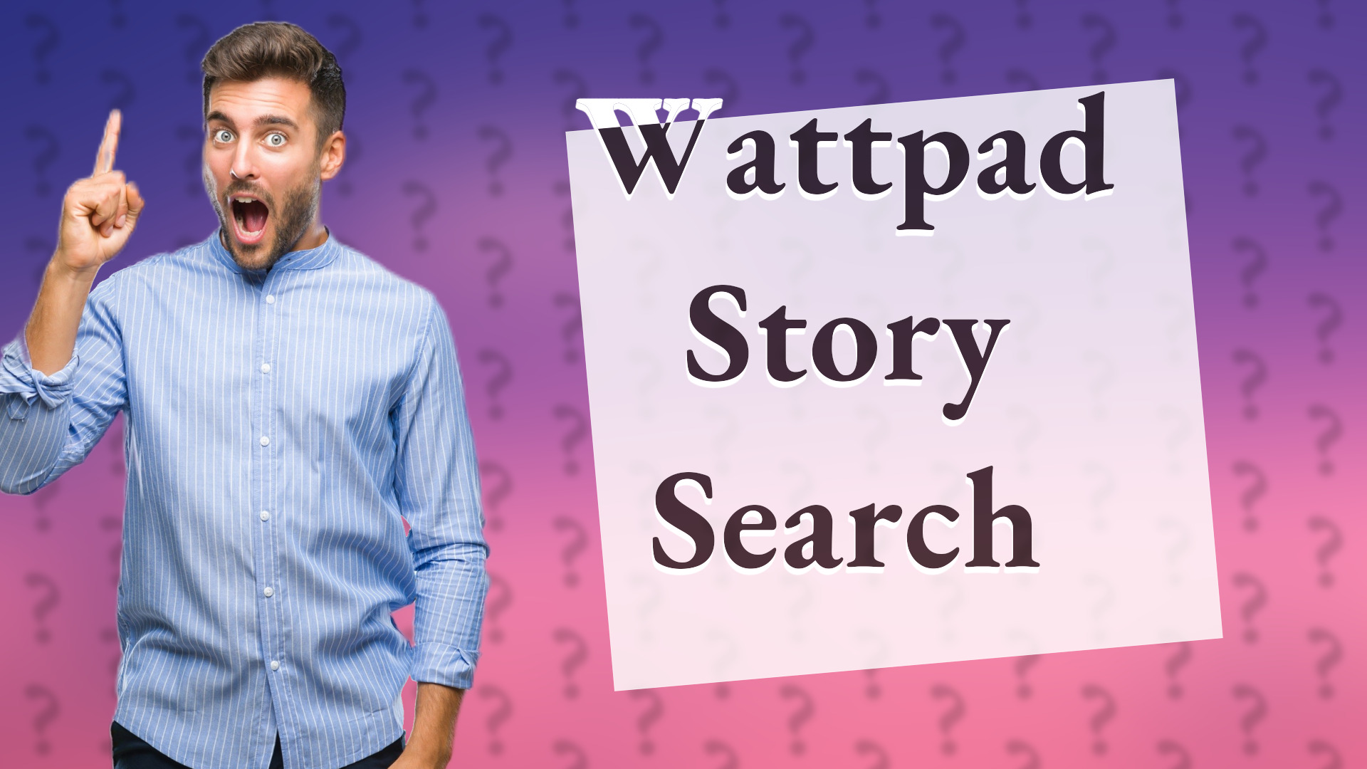 Wattpad Story Search