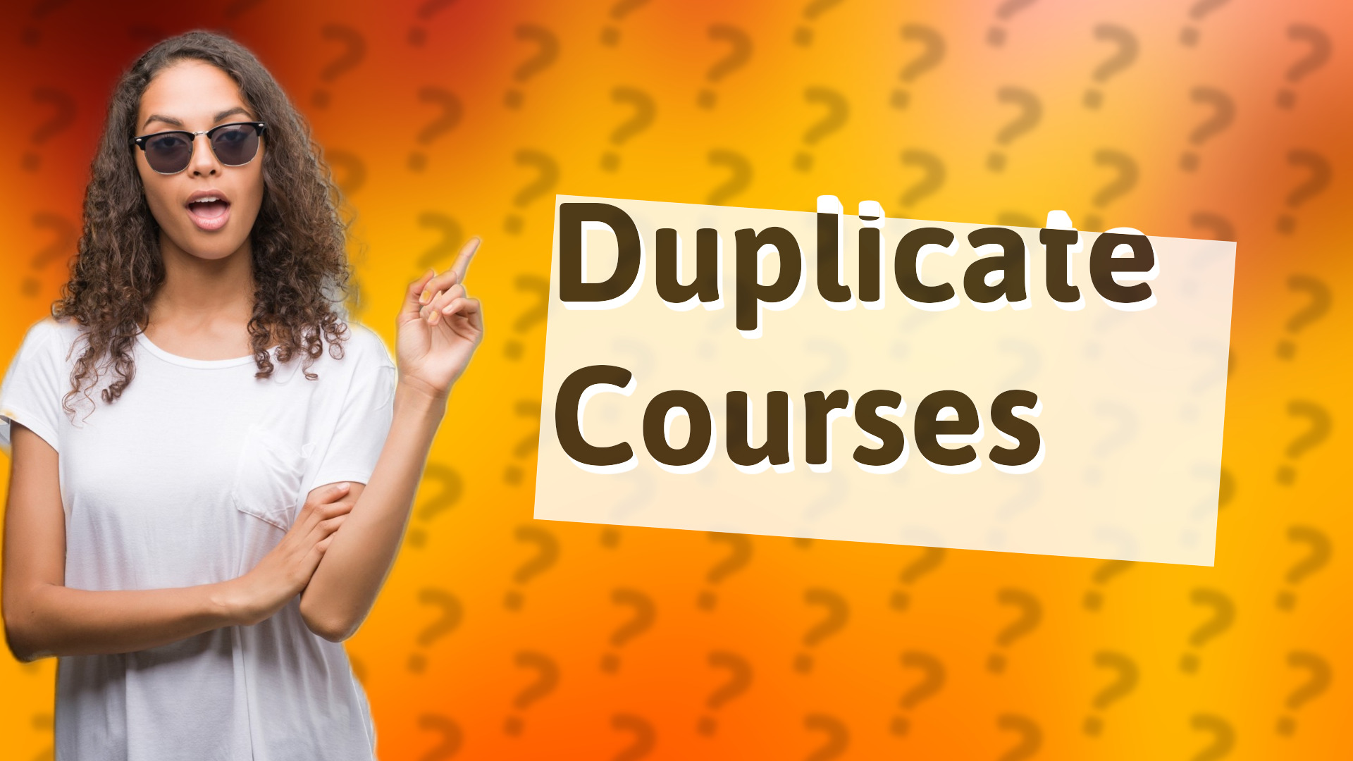 Duplicate Courses