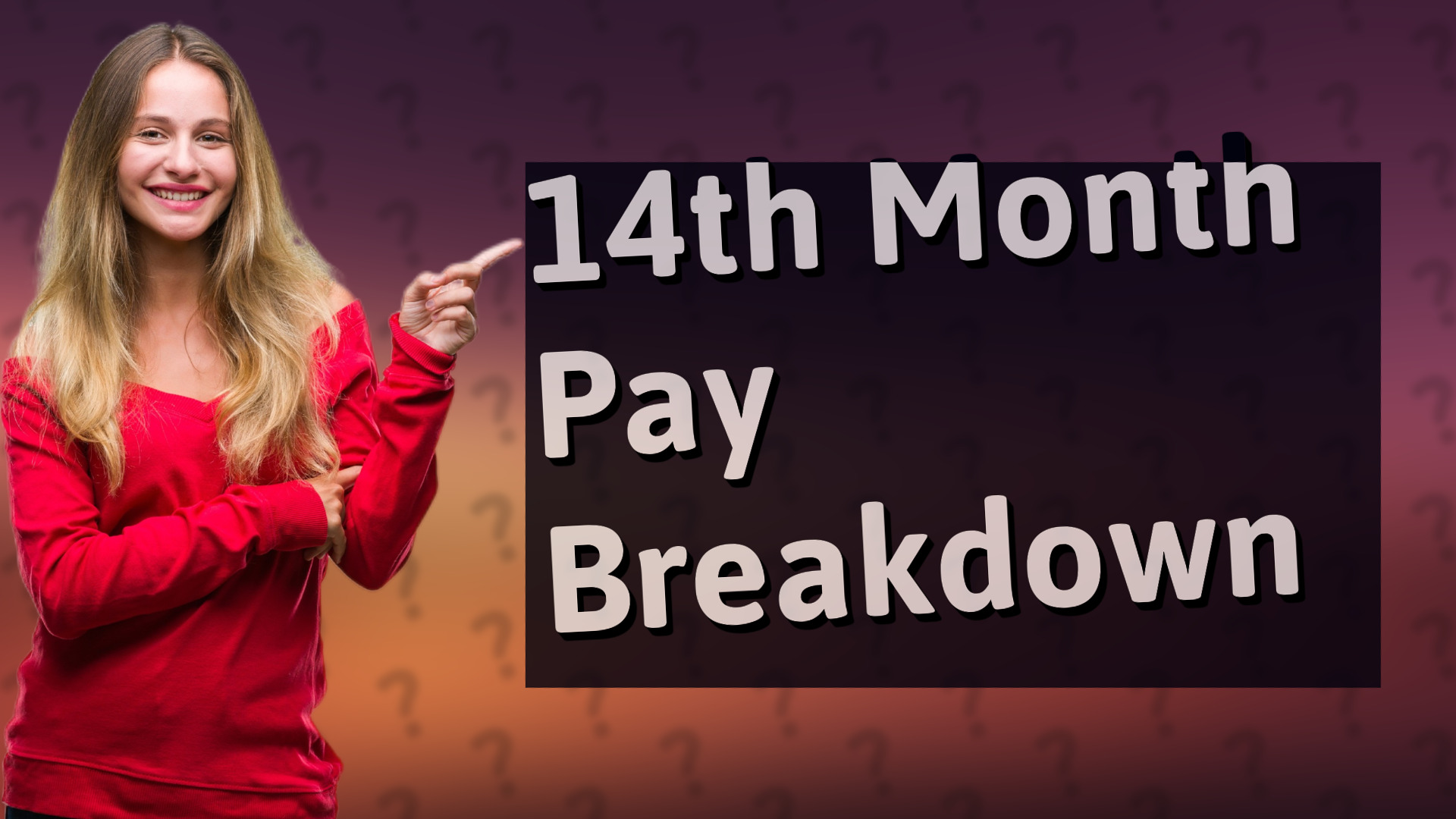 14th Month Pay Breakdown