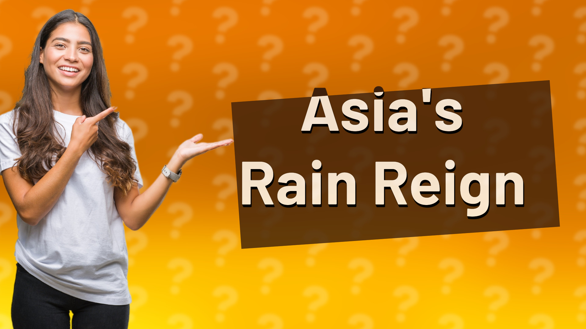 Asia's Rain Reign