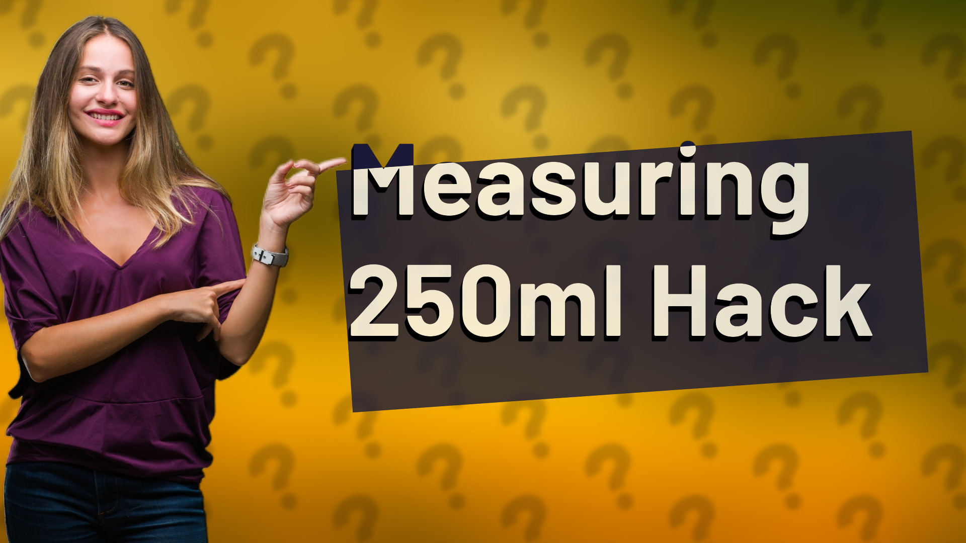 Measuring 250ml Hack