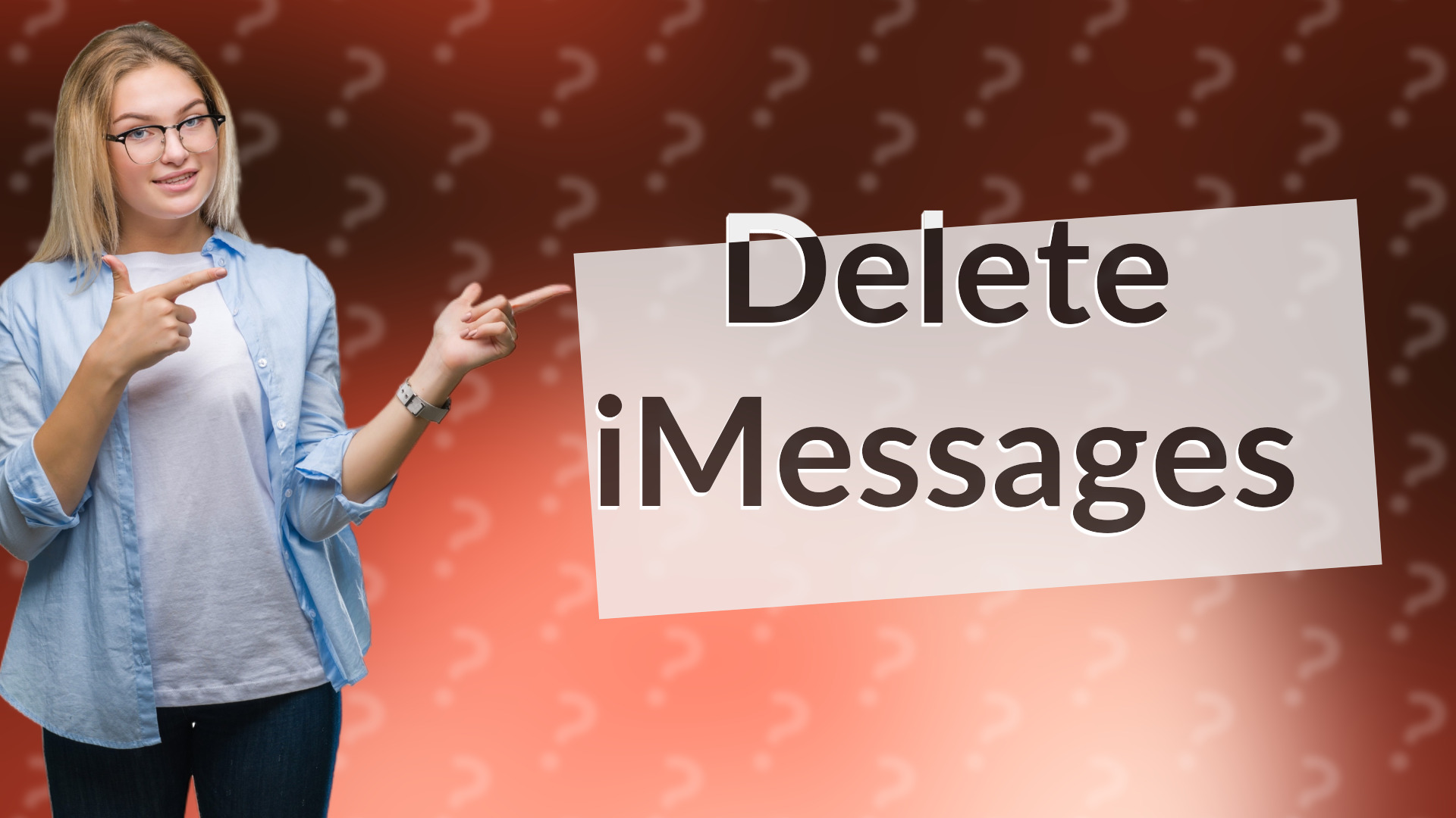 Delete iMessages