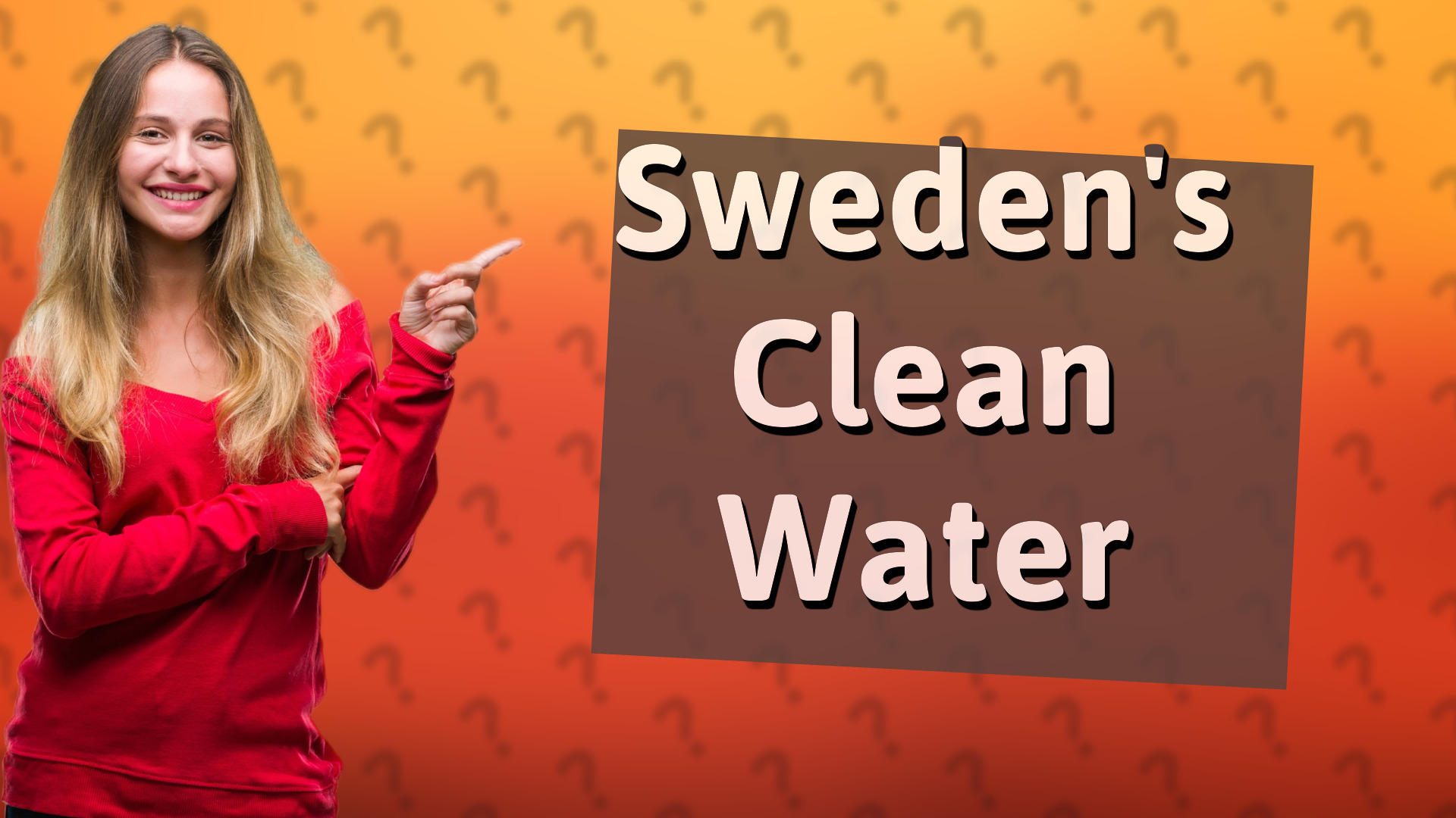 Sweden's Clean Water