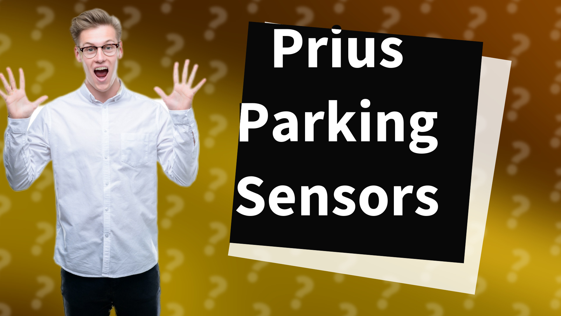 Prius Parking Sensors