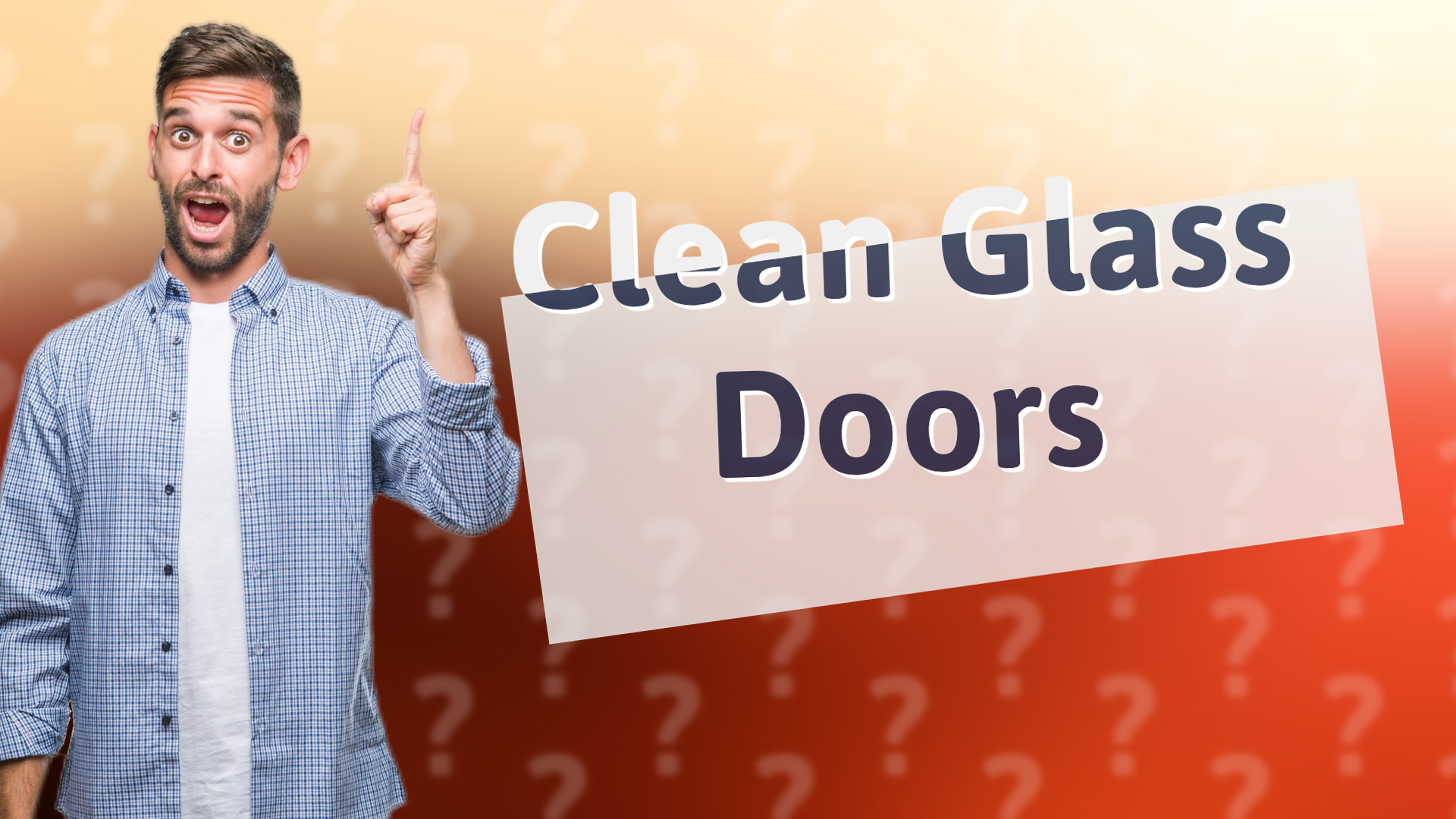 Clean Glass Doors