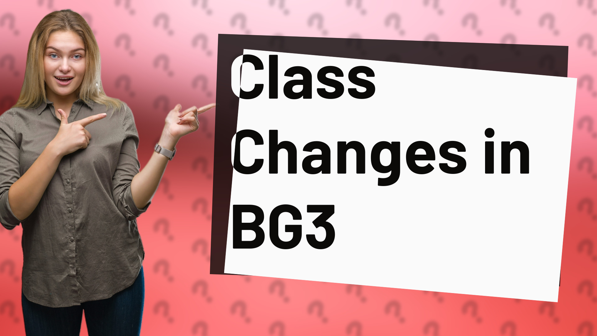 Class Changes in BG3