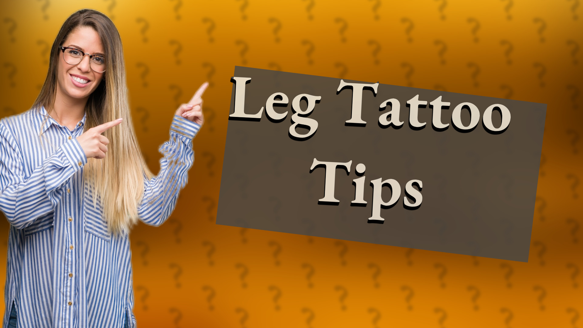 Leg Tattoo Tips