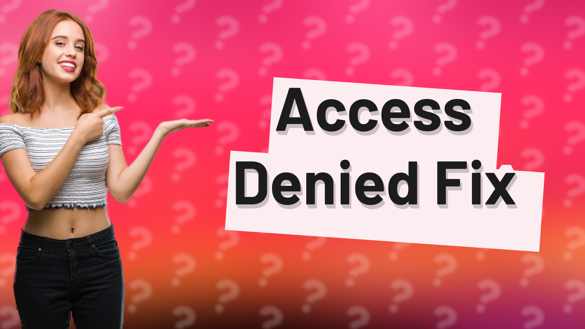 Access Denied Fix