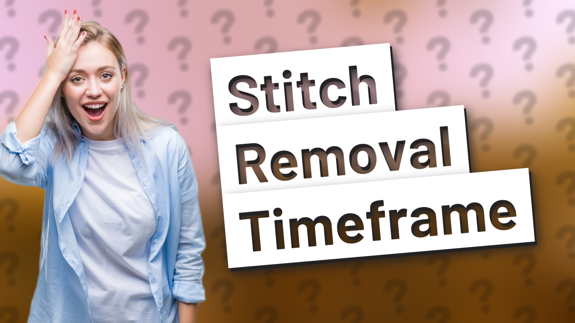 Stitch Removal Timeframe