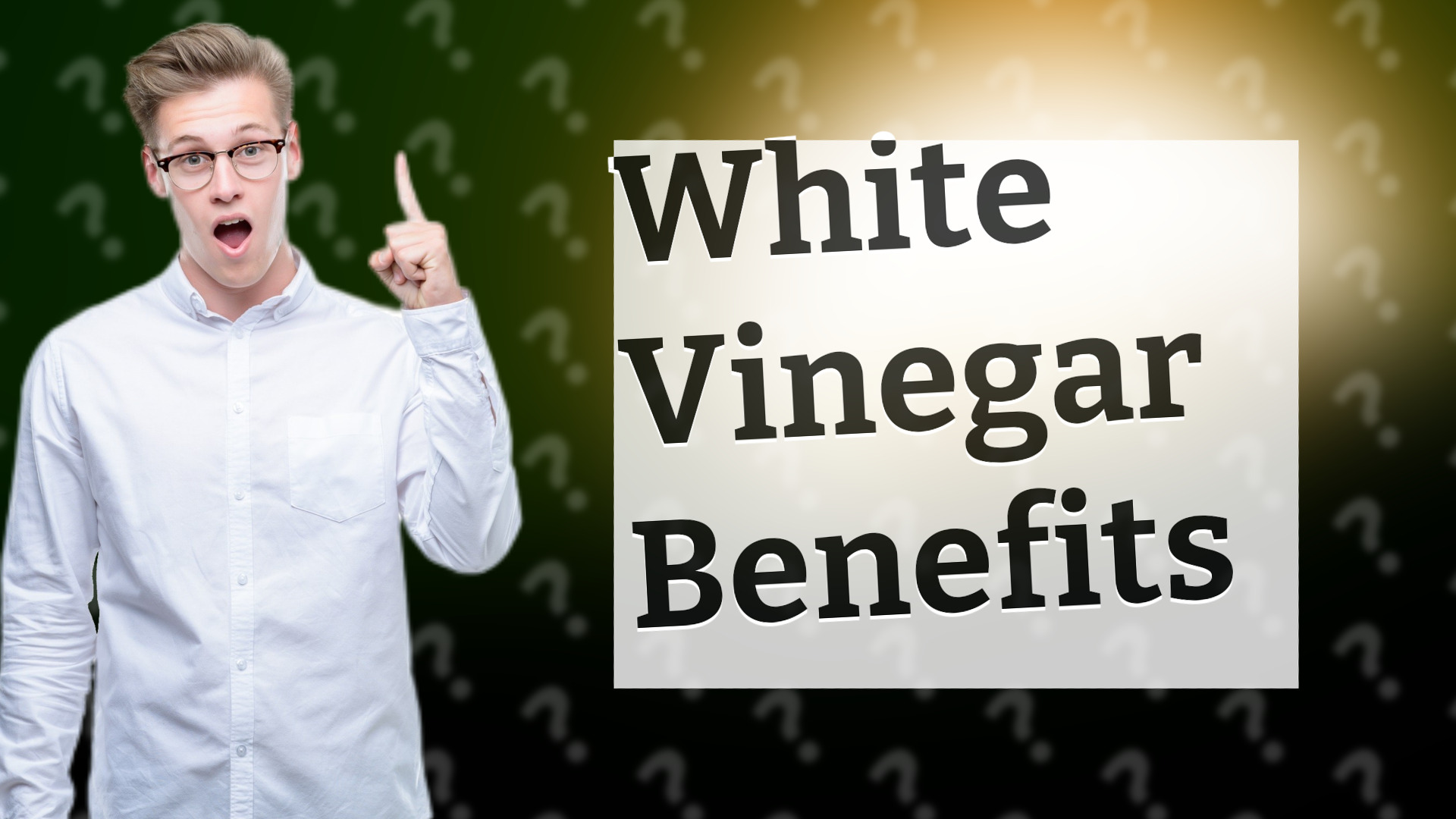 White Vinegar Benefits