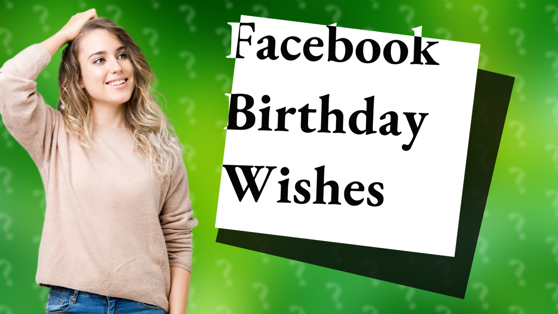 Facebook Birthday Wishes