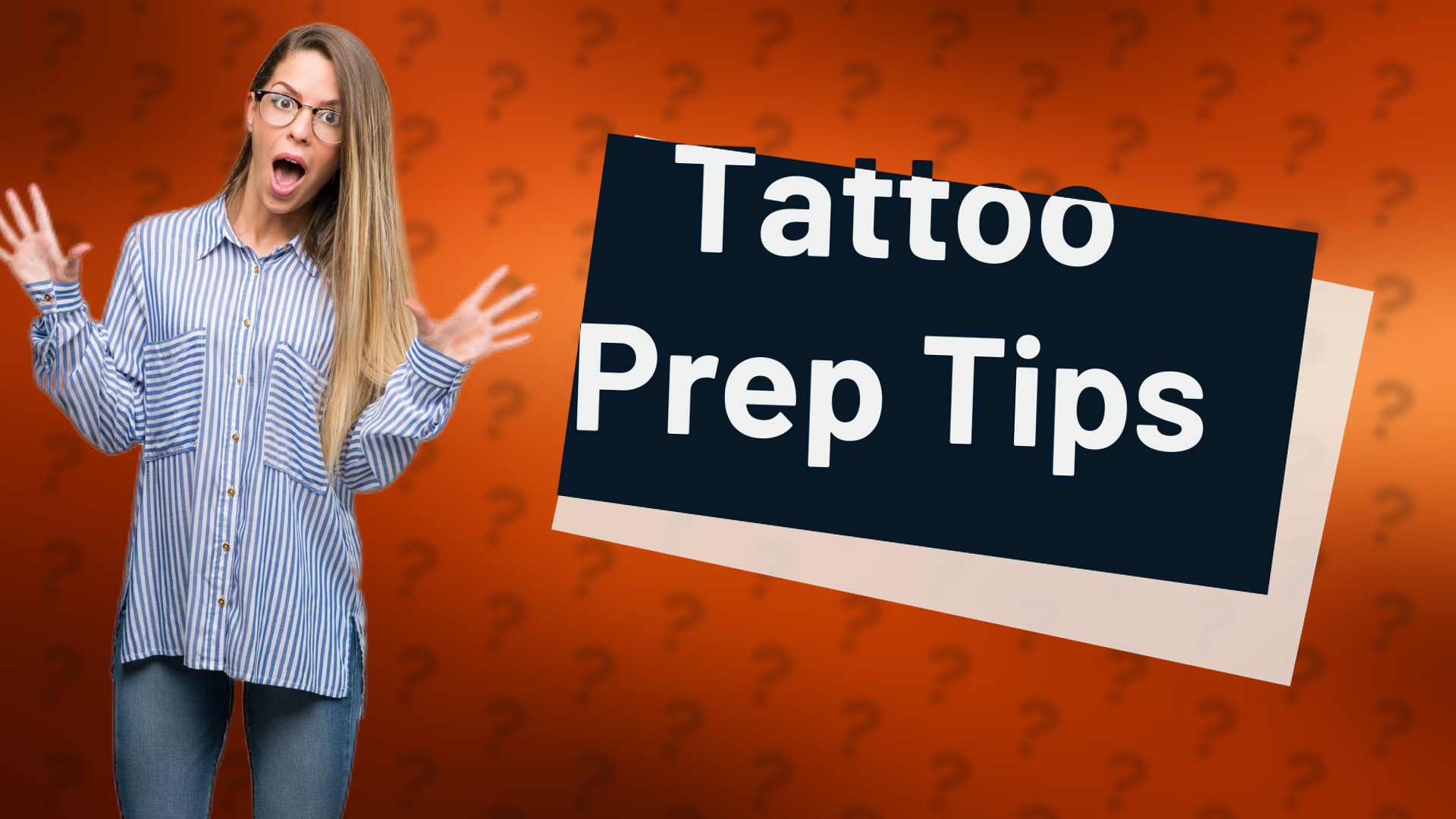 Tattoo Prep Tips