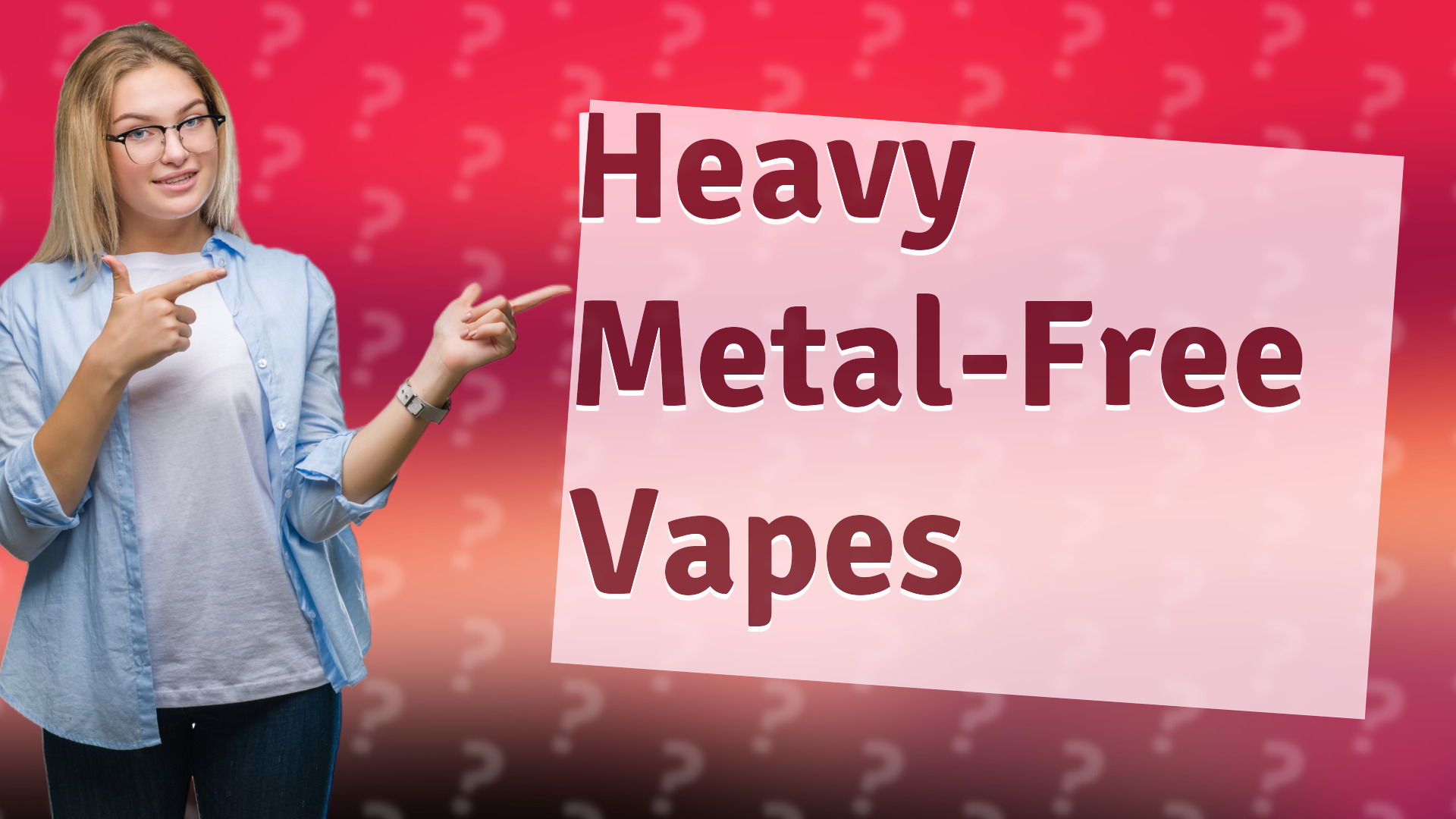 Heavy Metal-Free Vapes