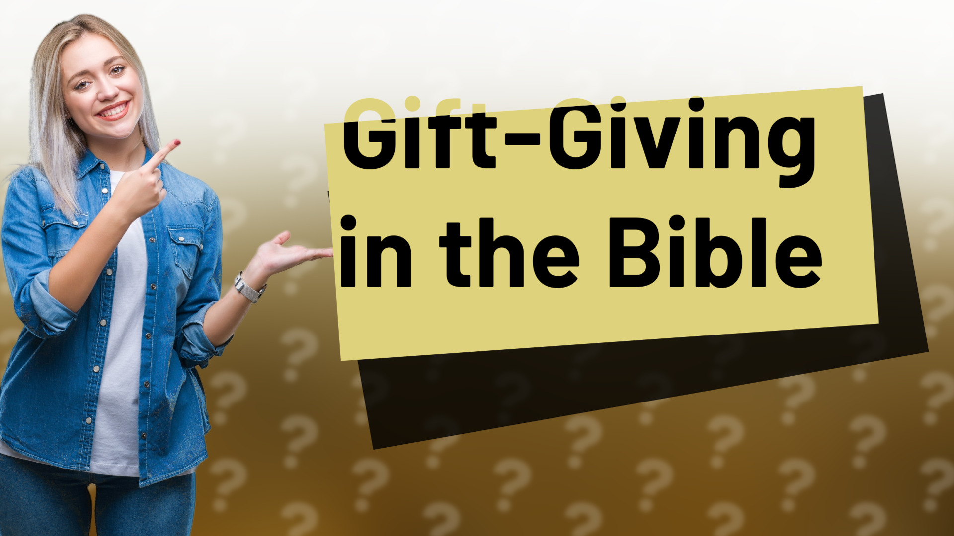 Gift-Giving in the Bible