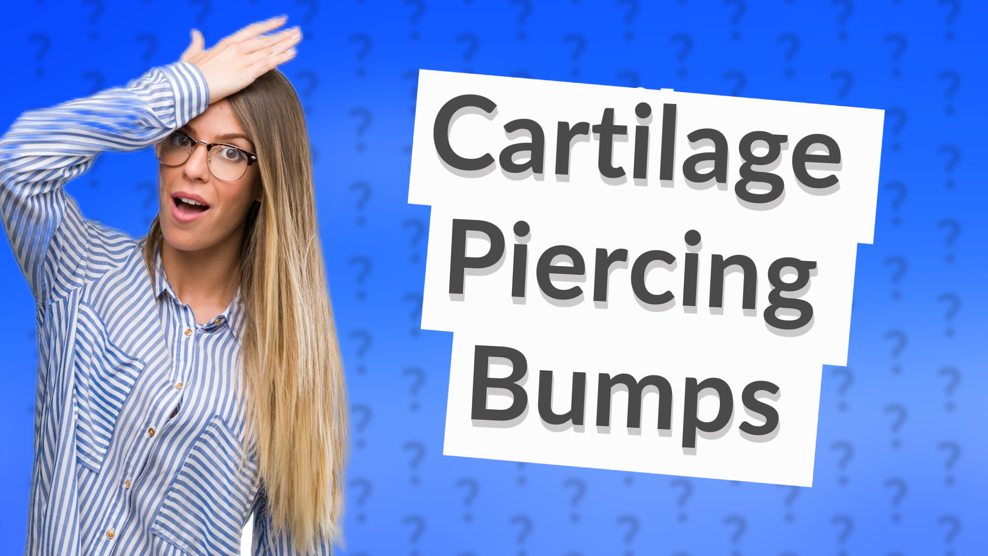 Cartilage Piercing Bumps