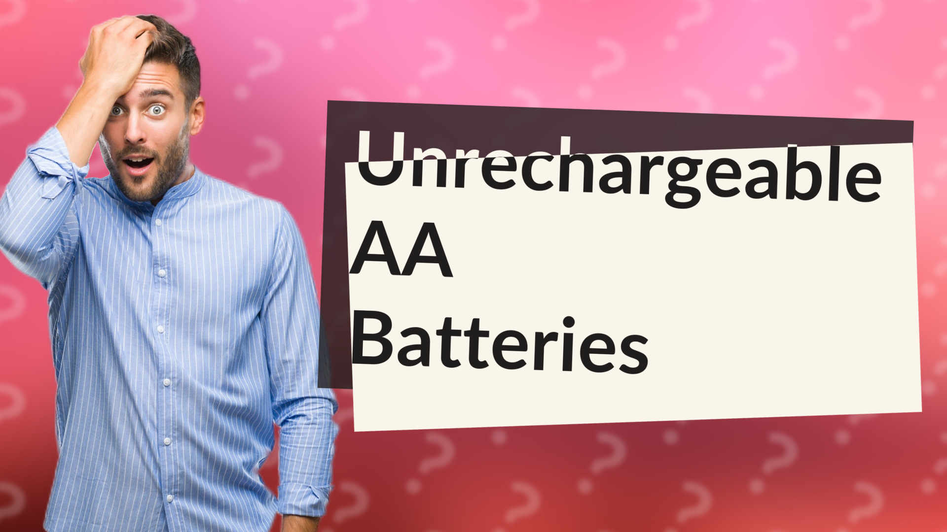 Unrechargeable AA Batteries