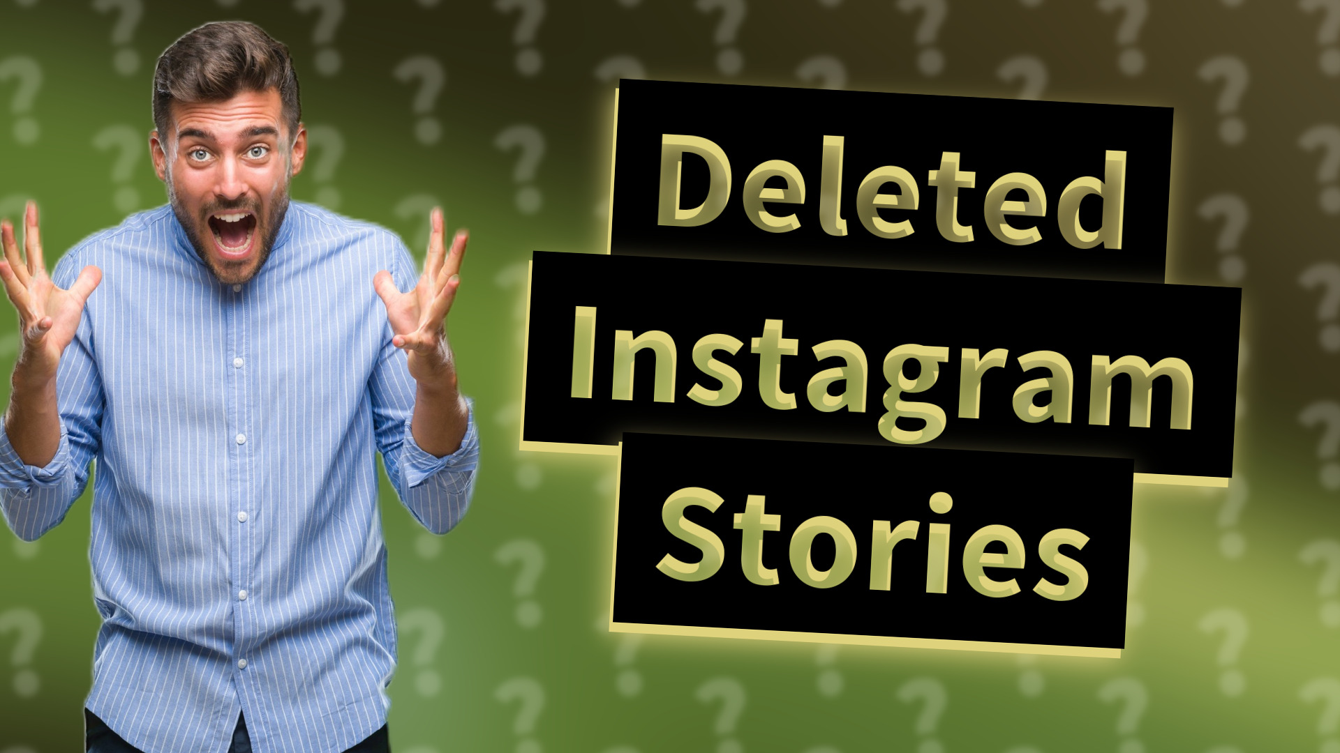 Deleted Instagram Stories