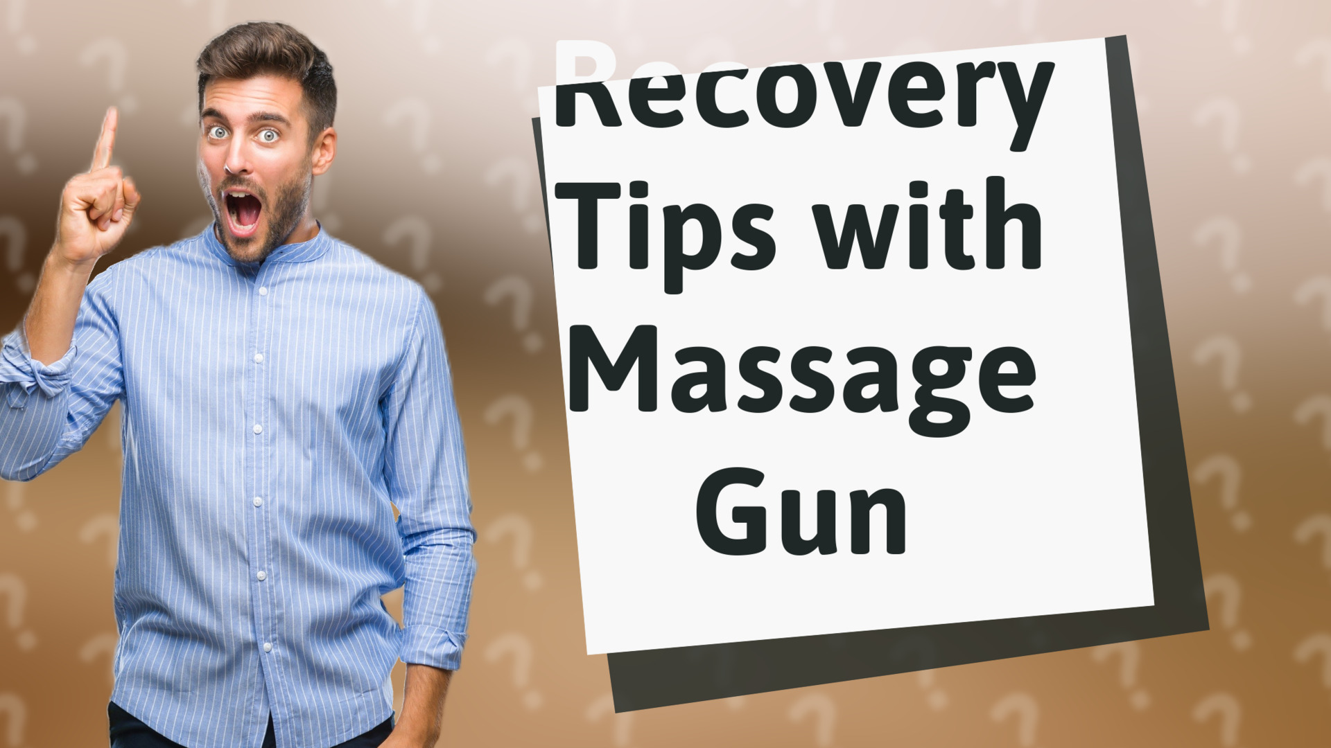 Recovery Tips with Massage Gun